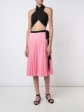 'Pleated Wrap' skirt