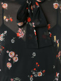 sheer floral dress