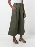 high-waisted palazzo pants