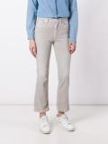 cropped flared trousers