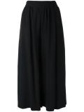 wide-legged cropped trousers