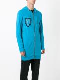 long chest patch hoodie