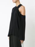 asymmetrical cutout top 