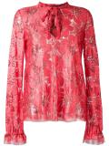 tinsel lace blouse