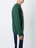 embroidered logo sweatshirt 