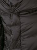 shawl collar padded coat 
