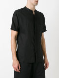 mandarin neck shortsleeved shirt