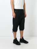 drawstring detail shorts