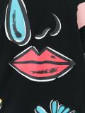 abstract print T-shirt 