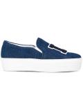 LA patch slip-on sneakers