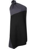 colour block jersey dress