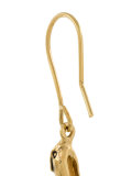 bird feather pendant earrings