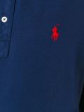 embroidered logo polo shirt