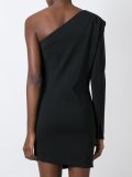 one shoulder fitted dress