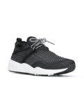 panel lace-up sneakers
