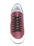 panelled lace-up sneakers
