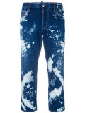 bleached straight jeans