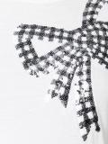 sequin ribbon T-shirt 