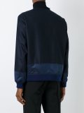 frayed neck bomber jacket