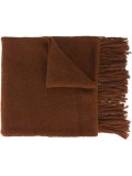 plain knitted scarf 