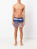 crowd print swim shorts