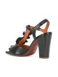 ruffle-front sandals