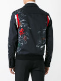printed bomber jacket