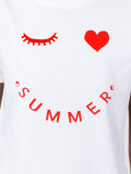 summer print T-shirt