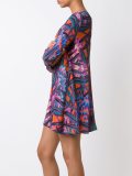printed shift dress