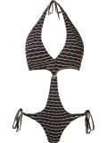 striped swimsuit