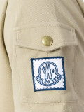 contrast polo shirt