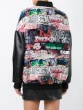 'street art' print bomber