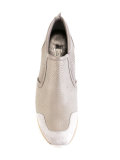 sportschic textured sneakers