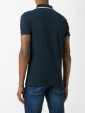 contrast neck polo shirt