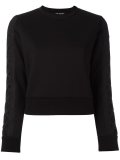 lattice detail sweatshirt 