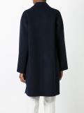 buttoned up coat 