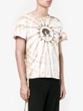 dog print tie dye t-shirt