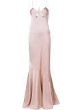 cut-off detailing long dress