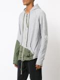 zipped hoodie