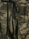 camouflage tapered trousers 