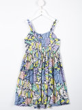 printed A-line dress