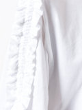 back ribbon frill T-shirt
