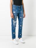 embellished distressed jeans 