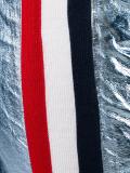 metallic three-quarter trousers