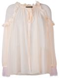 ruffle detail blouse