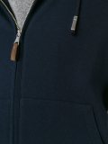 抽绳细节拉练连帽夹克
