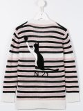 striped cardigan