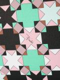 geometric print clutch