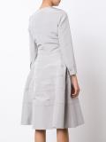 flower appliqué dress