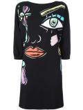 abstract face dress